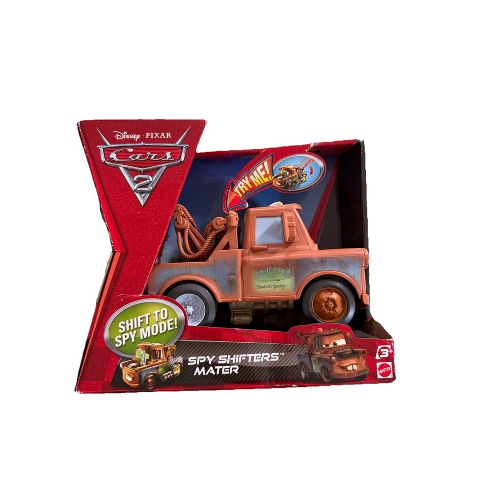 Disney Pixar Cars 2 Spy Shifters Mater V3010 Mattel 2010 New In Box RARE
